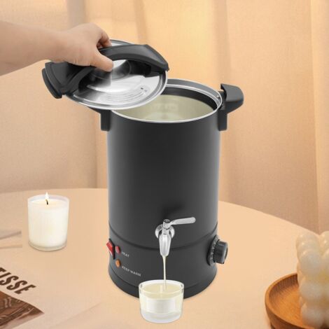 Fusible à cire de table 8 litres Appareil électrique pour faire fondre la cire Fusible à cire avec poignée 1800 W