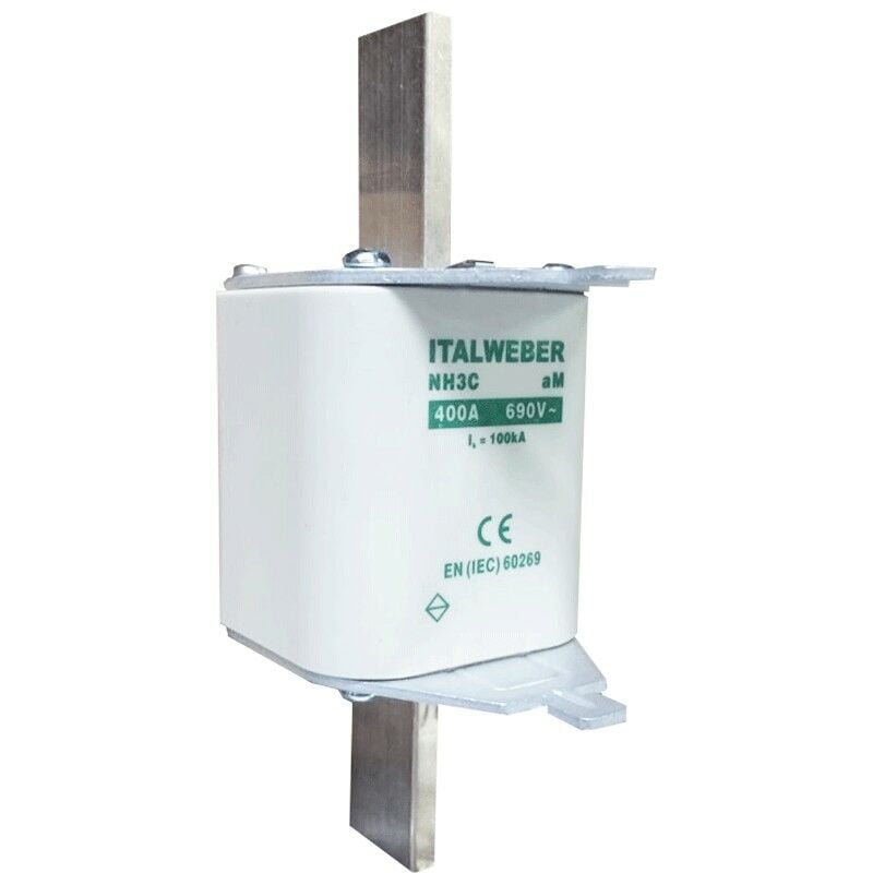 Italweber - Fusible à couteau nh 3C standard courbe aM 400A 690V 1632400