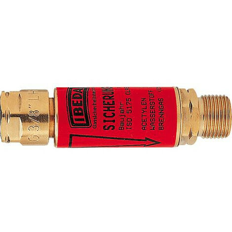 fusible anti-explosion pour oxygene 1/4" droite, bleu pour reducteur de pression