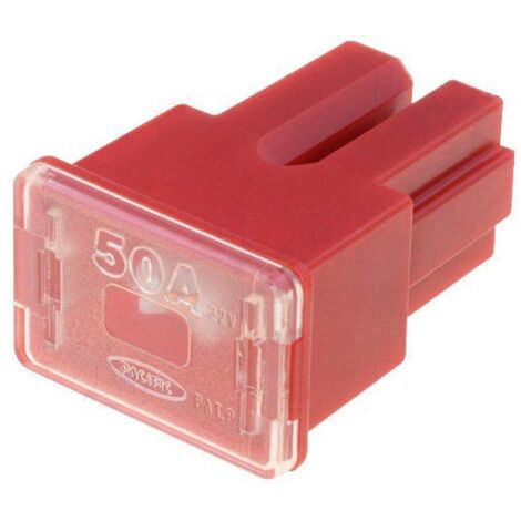 Fusible automobile femelle 50A – Tension 32V – Couleur rouge pour identification facile – Série JAPVAL - PAL 50 A