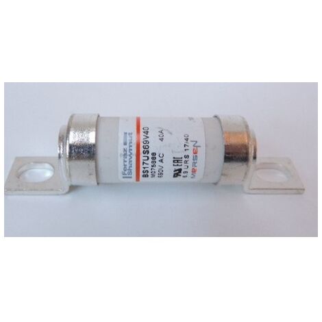 Fusible BS 17x49 UR 40A BS17US69V40 (à l'unité) FERRAZ SHAWMUT M075888J