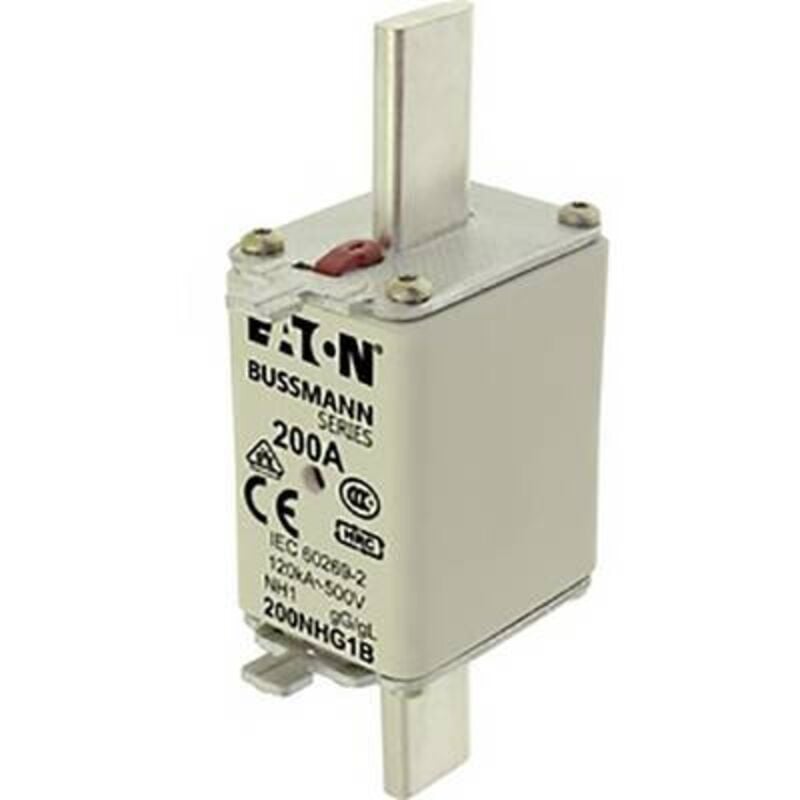 Fusible nh 200NHG1B avec indicateur de fusible mécanique taille du fusible = 1 200 a 500 v 3 pièces. - Eaton