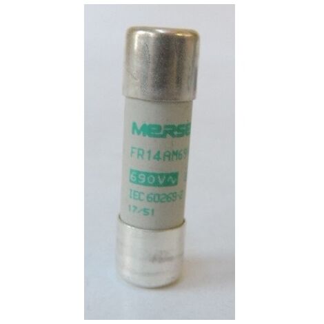 fusible cartouche - 14 x 51 - am - 4a - 690v - boite de 10 - mersen k214622