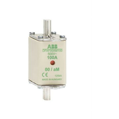 Fusible Couteau 160A AM Taille 00 500V 1SCA022697R3150 ABB 922222