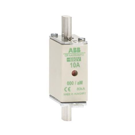 Fusible Couteau 160A AM Taille 00 690V 1SCA022660R8530 ABB 921290