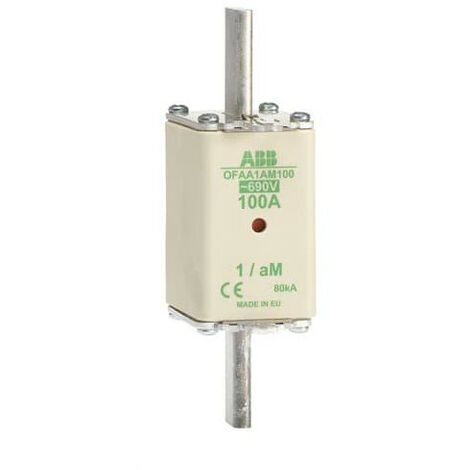 Fusible Couteau 160A AM Taille 1 690V 1SCA022701R2580 ABB 922408