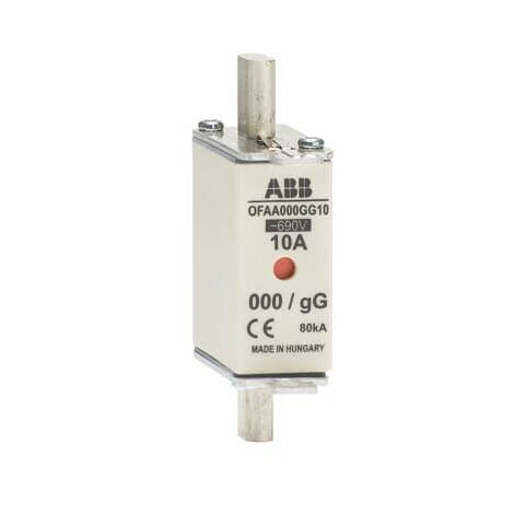 Fusible Couteau 50A GG Taille 000 690V 1SCA022661R9220 ABB 921324