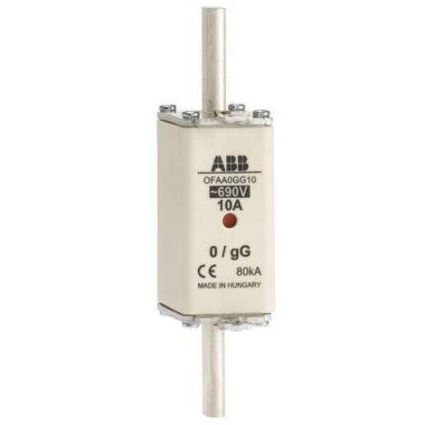 Fusible Couteau 80A GG Taille 0 690V 1SCA022703R2260 ABB 922749
