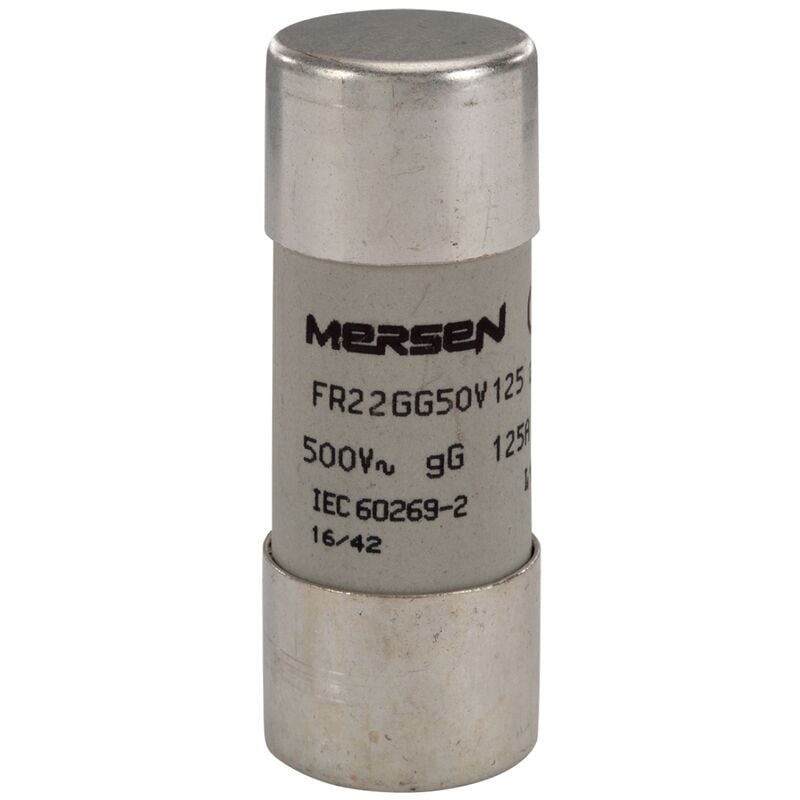 Ferraz Shawmut - fusible cartouche - 22 x 58 - gg - 25a - 690v - sans indicateur - boite de 10 - mersen n212072