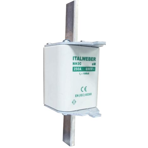 Fusible de cuchilla Italweber NH 2C curva estándar aM 250A 690V 1622250