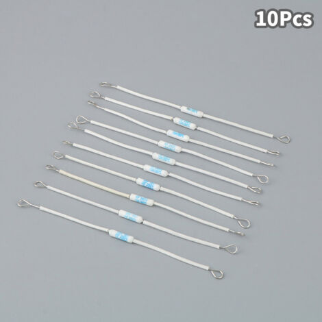 Fusible étendu pour cuiseurs à riz, fil tout cuivre, 10A 185°C/20A 230°C, accessoires pour cuiseurs à riz (10 pièces).
