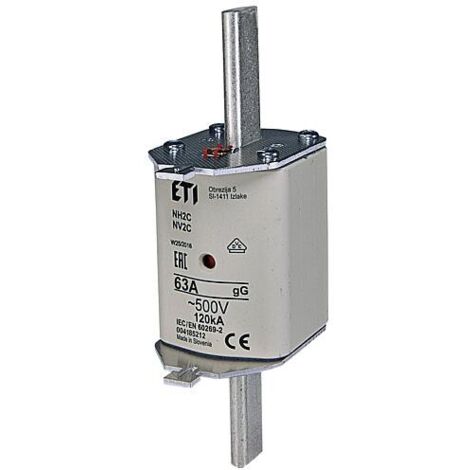 Fusible ETI NH NH2C gG 63A/500V, Cond. 3