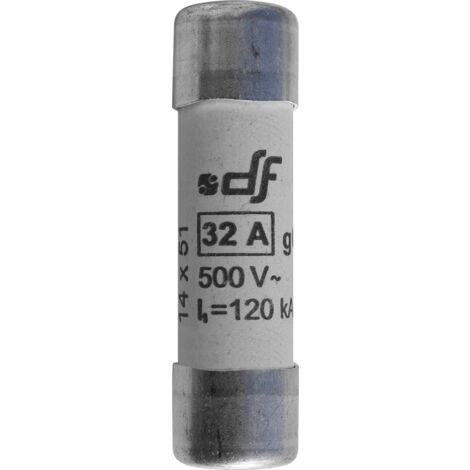 Fusible gL/gG 14x51 sans percuteur 32A