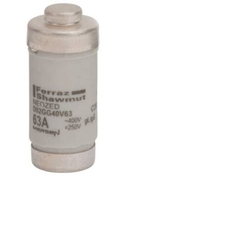 Fusible Neozed Mersen Cilindrico D02GL-GG 63a