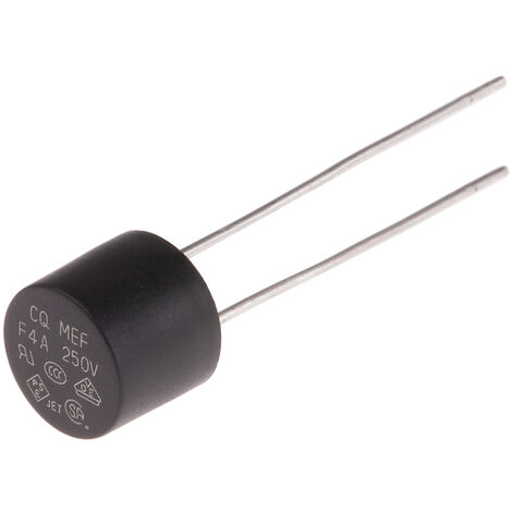 Fusible non réarmable filaire RS PRO, Sortie Radiale, 4A, type F 250V