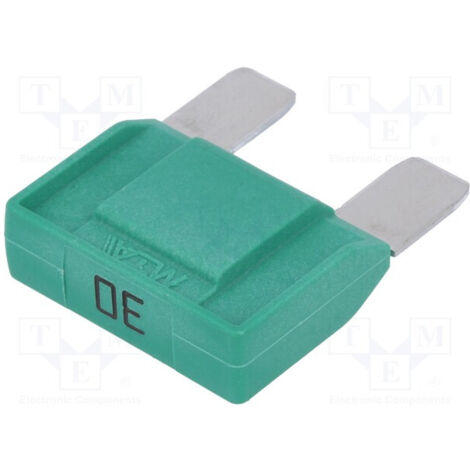 Fusible Plano Maxi Coche 30amp 32v 29mm Color Verde Amfma-30a