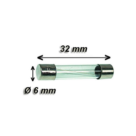 Fusible RAPIDE - ampérage au choix - 6,3a