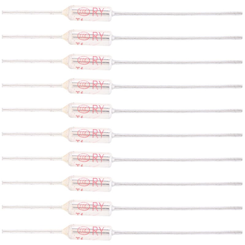 Ineasicer - Fusible Thermique 10pièces Fusible Thermique Coque Métallique 250vac 10a Fusible Ignifuge Utilisé Pour Protéger Le Circuit Fusible