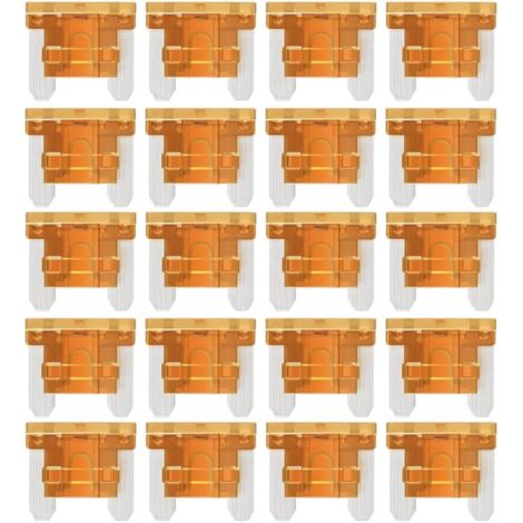 Fusibles à Lame ATT 5A, Mini-APS, 5A, pour Camping-Car, Auto, Moto, Camion (Lot de 20 Pièces)