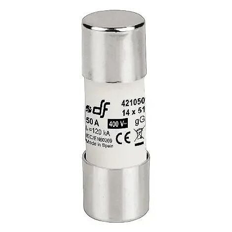 APARELEC Fusibles cilíndricos industriales gG 14X51 32-40A 500V sin indicador - Intensidad 32A