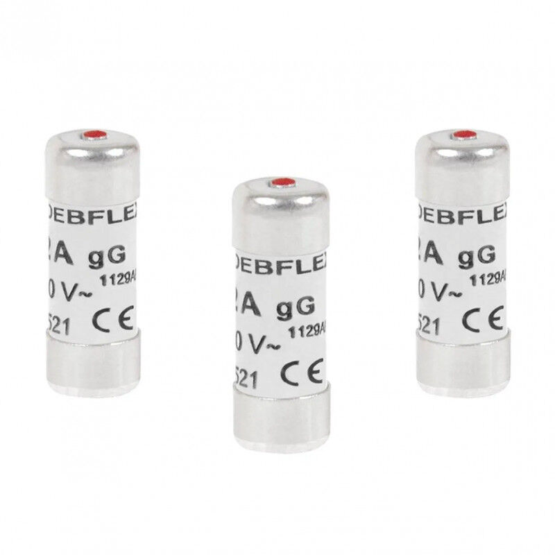 

Fusibles con indicador: 6 amperios (3 piezas)