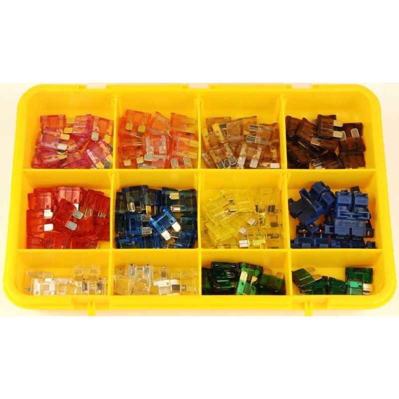 Oc-pro - Fusibles enfichables a lamelles assortiment de 140 fusibles