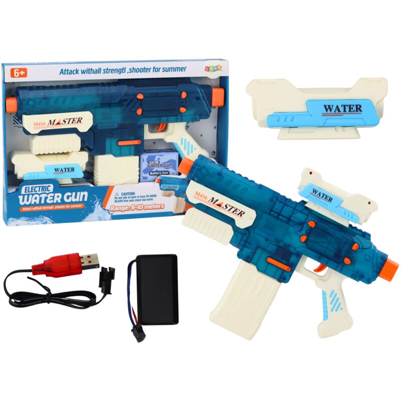 Fusil Pistolet à Eau Rechargeable M416 500ml Portée 8-10m