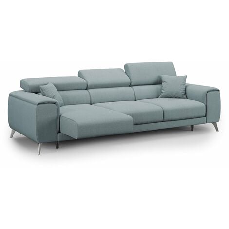 Divano Letto Alicya, Divano ad angolo, 100% Made in Italy, Sofà con  apertura girevole, con Penisola contenitore reversibile, con Braccioli  standard, Cm 280x95h90, Grigio, con imballo rinforzato