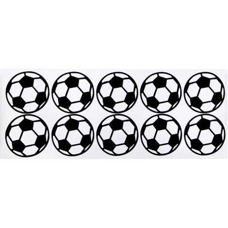 Fußball-Wandtattoo, Fußball-Deko für Schlaf- oder Wohnzimmer, selbstklebender Aufkleber