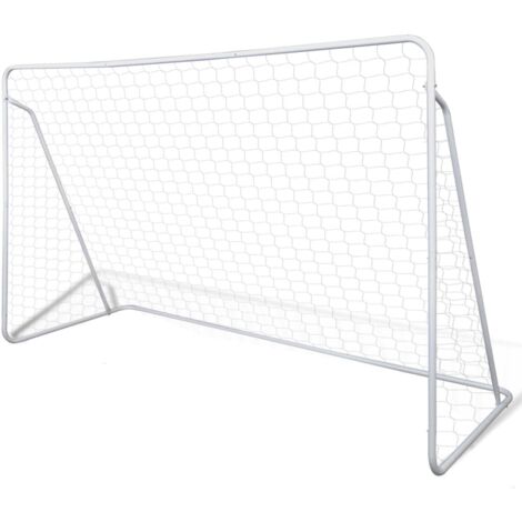 Fußballtor 240x90x150 cm Stahl Hochwertig CFW518626