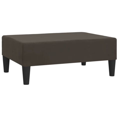 Fußhocker Dunkelgrau 78x56x32 cm Samt vidaXL