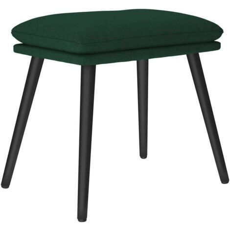 Fußhocker Dunkelgrün 45x29,5x35 cm Stoff vidaXL