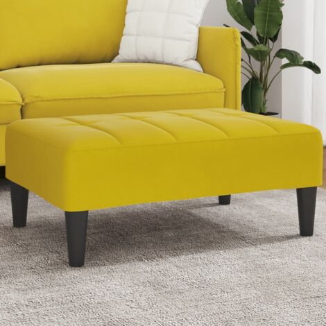 Fußhocker Gelb 77x55x31 cm Samt vidaXL