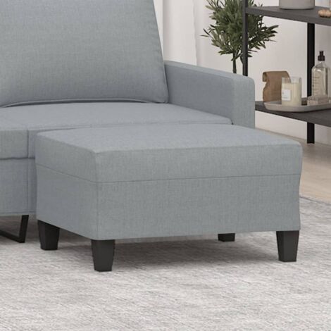 Fußhocker Grau 70x55x41 cm Stoff