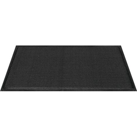 Fußmatte 3D-Effekt anthrazit Polyester L400xB600xS10mm