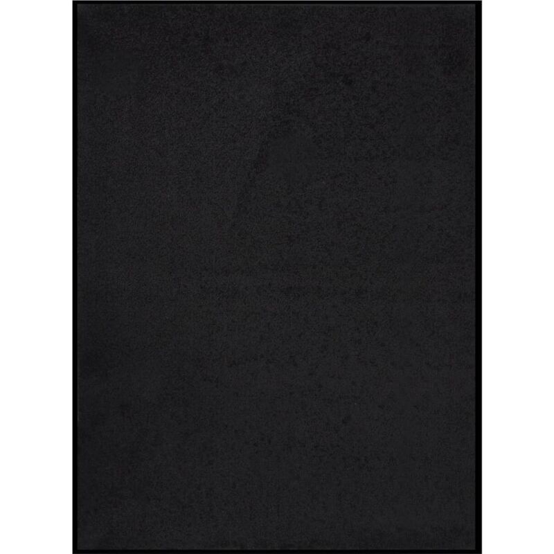 Fußmatte 60x80 Cm Schwarz Vidaxl