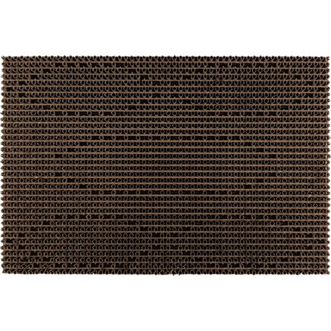 Fußmatte Allwetter dunkelbraun, 40 x 60 cm Schuhabstreifer & Fussmatten