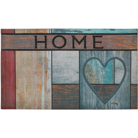 Fußmatte La Traviata Top Wooden Heart, 45 x 75 cm Schuhabstreifer & Fussmatten