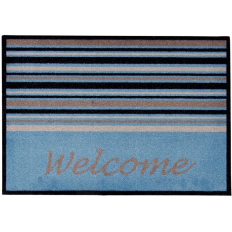 Fußmatte Medea Welcome blue, 39 x 58 cm Fußmatte