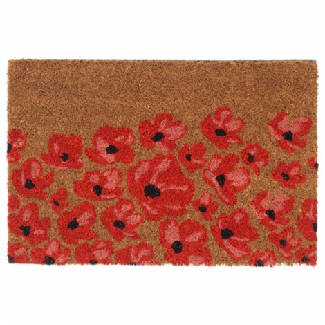 Fußmatte Natur 40x60 cm Kokosfaser Getuftet vidaXL