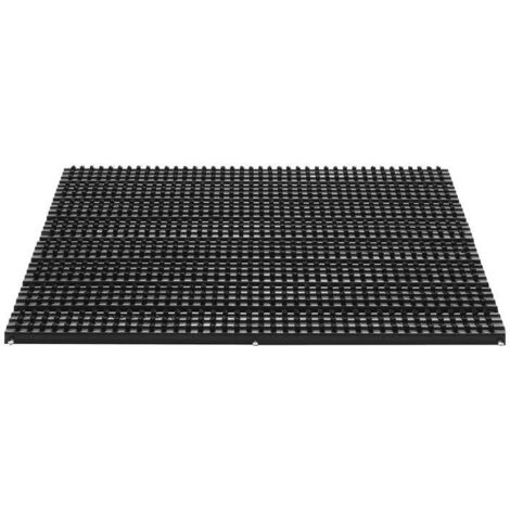 Fußmatte schwarz Polypropylen L385xB590xS22mm