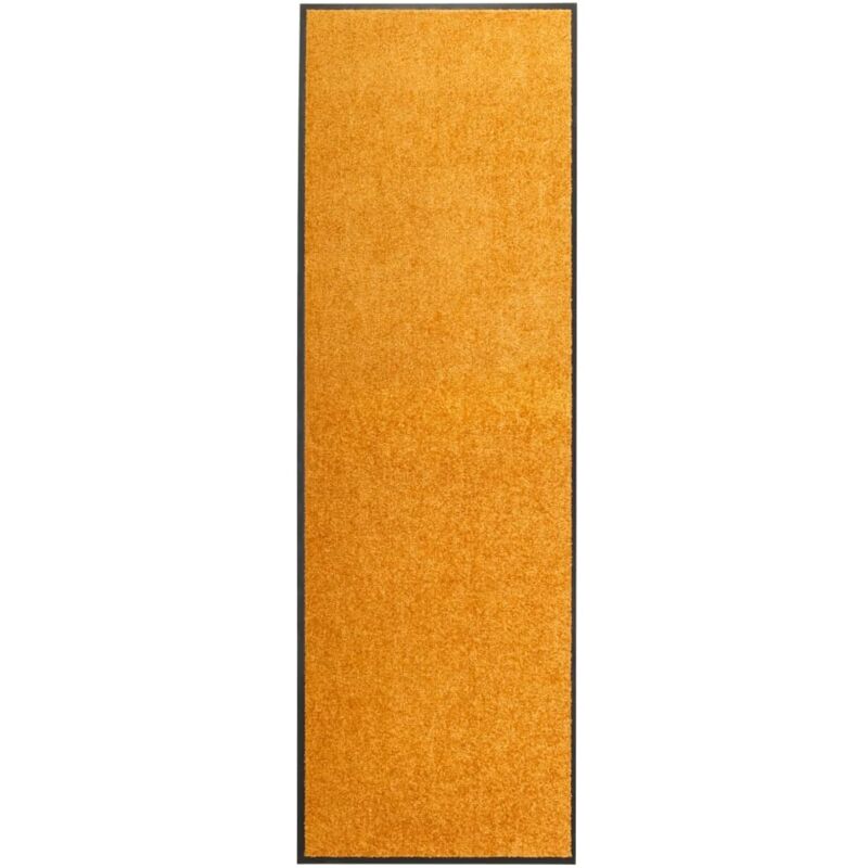 Fußmatte Waschbar Orange 60x180 Cm Vidaxl