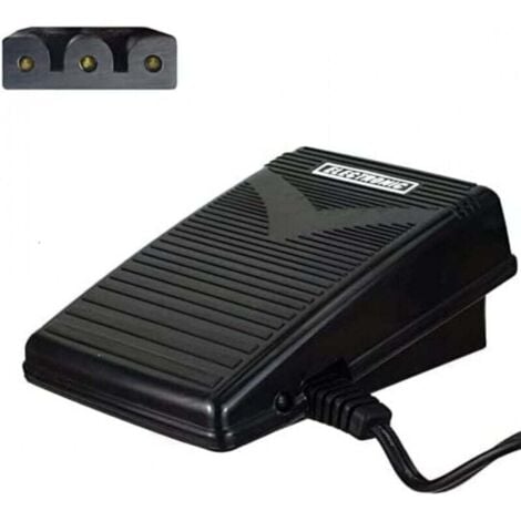 COOCHEER Fußpedal für Singer Promise 1409, 2250 Tradition, 2282, Elna, Juki, Pfaff Nähmaschinen