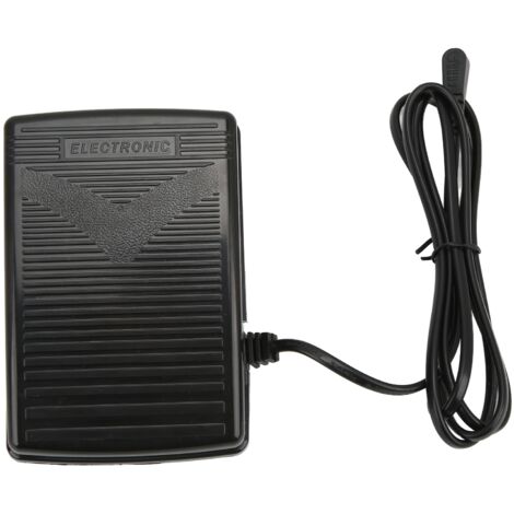 Fußpedal zur Steuerung der Nähmaschinen Singer SC220, 6160, 6180, 5400 und XL-400, aus robustem Kunststoff.