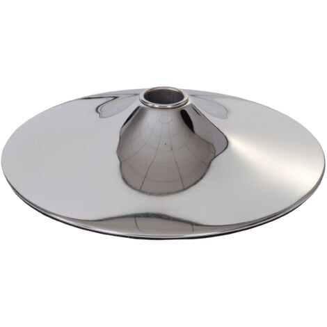 HEGELE Fußplatte Fuß Fußteller für Barhocker Loungesessel, chromoptik Ø 41cm