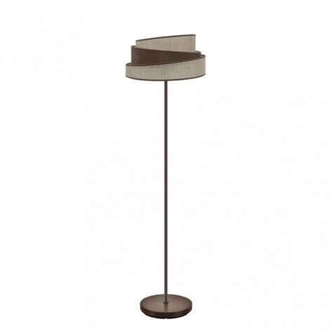 Fußsalon Hara 1xe27 Braun/Braun 162x40x40 cm