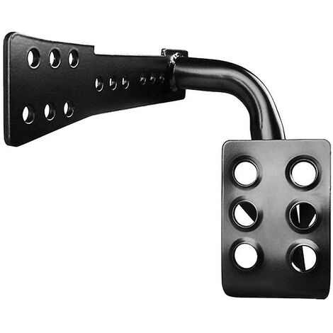 Fußstütze aus Stahl mit totem Pedal auf der linken Seite für Wrangler JK Unlimited 2007–2018 Sahara X Off Road Accessor