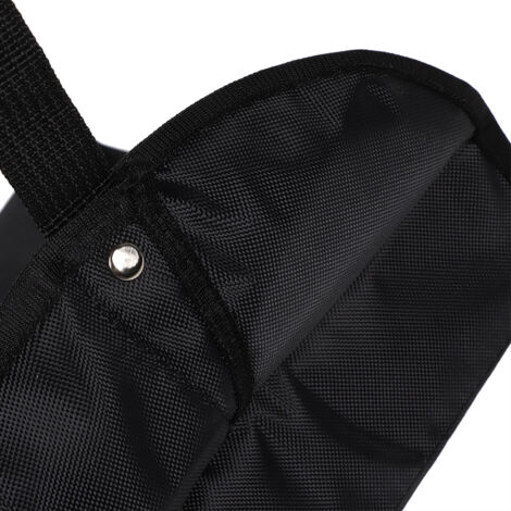 Fußüberzug zum Aufhängen – Hängematten-Reisefuß – 70 cm langes schwarzes Polyesterband