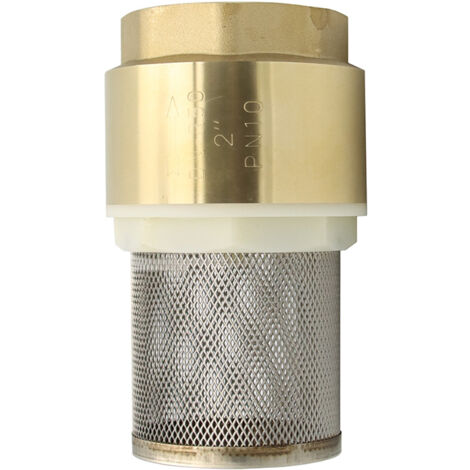 Fußventil DN50 2" Messing Saugfilter Ansaugfilter Saugleitung