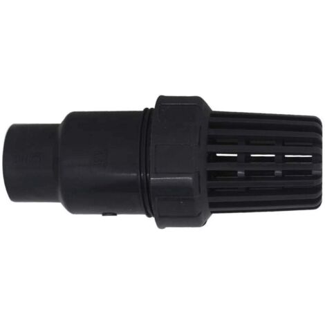 Fußventil, Rückschlagventil, Sauganschluss 20 25 32 40 50 63 75 90 mm, PVC-Sieb-Rückschlagventil für Schwimmbadpumpen (Innendurchmesser 75 mm)